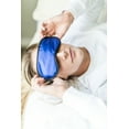 thumbnail image 4 of Dream Essentials Snooz Silky Soft Satin Sleep Mask - Royal Blue, Dual Strap Mask With Nose Bridge to Block Out Light. Blindfold, Eye Shade, 4 of 5