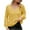 Yellow, variant on LYXSSBYX Women Fall Sweaters for Women 2022 Hot Sale Clearance Women's Casual Sexy Fashion V-Neck Solid Color Long Sleeve Tops Blouse