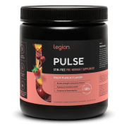 Legion Pulse Natural Pre-Workout Powder, Caffeine-Free, Naturally Sweetened, Gym Enhancer for Energy, Focus