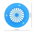 thumbnail image 4 of COSMOBETTY Food Plate Blue 6Pcs 10.6X10.6X0.08In Abs Ergonomic Design, 4 of 6