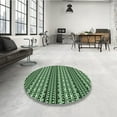 thumbnail image 4 of Ahgly Company Machine Washable Indoor Rectangle Transitional Light Green Area Rugs, 6' x 9', 4 of 7