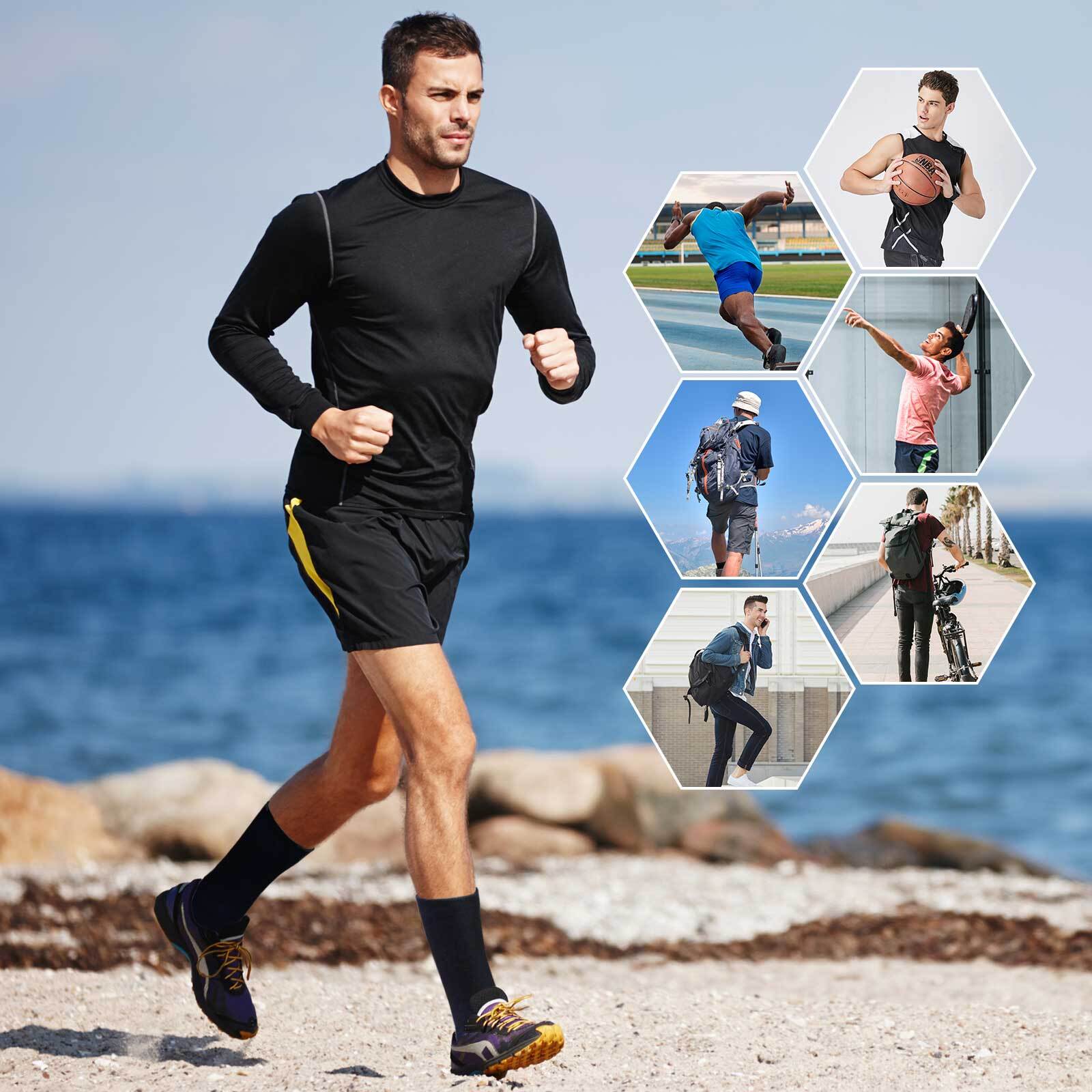 AMITOFO Non-Slip Grip Socks, 5-Pairs photo 3