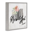 thumbnail image 3 of Stupell Industries Shabby Chic Shabby Chic New York Gray Framed Giclee Art, 24 x 24, by Cindy Jacobs, 3 of 8