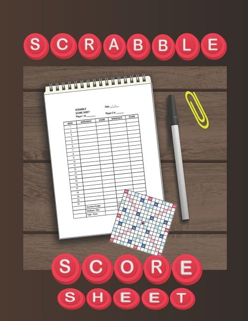Download Scrabble Score Sheet : 100 pages scrabble game word building for 2 players scrabble books for ...