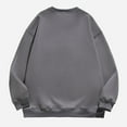 thumbnail image 4 of Umfun Christmas Gifts Shirts for Mens Casual Fashion Hallowmas Hooded Sweatshirts Round Neck Print Pullover Long Sleeve Tops Sweatshirt Dark Gray 5XL, 4 of 4