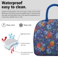 thumbnail image 3 of Womens Pioneer Flower Floral Print Pattern Lunch Box for Work,Insulated Lunch Bag for Women,Loncheras Para Mujer,Leakproof Adult Lunch Bag for Work,Beach,Travel,Picnic,Camping, 3 of 7