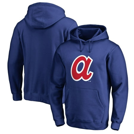 Atlanta Braves Fanatics Branded Cooperstown Collection Huntington Pullover Hoodie - Royal