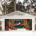 thumbnail image 4 of Wmqpnns New Trending Holiday Cheer Garage Festive Christmas Banner with Bright Colors Festive Design for Auto Enthusiasts Home Garages Easy Hanging Durable Material Todays Deals Clearance Sale, 4 of 4