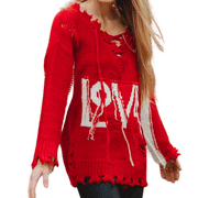 Love Sweater - Red