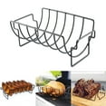 thumbnail image 3 of MOQIN Non-Stick Rib Rack, Holds 4 Rib Racks for Grilling & Barbecuing, Perfect BBQ Accessories for Grill, Durable and Convenient, 3 of 8