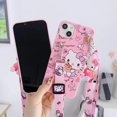 thumbnail image 3 of Funda De Gatito Para OPPO A17 A57 2022 A54 A16 A15 A5 A7 A8 A52 Reno7 4G Realme C21Y C25Y C35 Para Teléfono + Cordón + Soporte De Dibujos Animados Lindo Suave TPU Doraemon Cubierta Trasera, 3 of 4