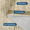 thumbnail image 4 of Hasoo 8' x 10' Area Rug for Living Room Washable Modern Plaid Non Slip Non Shedding Neutral Indoor Decor Carpet, Beige, 4 of 6