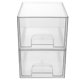 thumbnail image 4 of 2 cajas de almacenamiento de cosméticos apilables, multifuncionales, organizador con cajón., 4 of 6