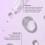 Skin Deva 20% Vitamin C Face Serum with Hyaluronic Acid, Vitamin E & Ferulic Acid for Hydration & Brightening Support, 1 fl oz