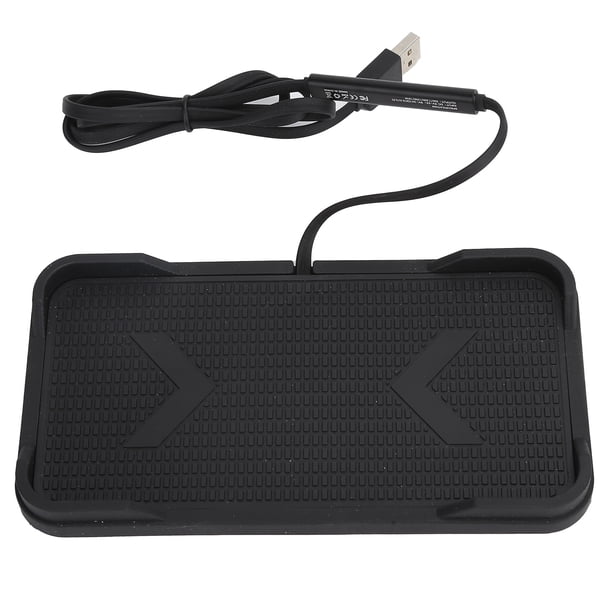 El Cojín De Carga Inalámbrico De Del Cargador Del Coche Antideslizante 10W 7.5W Ayuna Cojín Inalámbrico Del Cargador Para El Coche