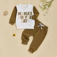 thumbnail image 2 of TOWED22 Toddler Baby Boy Fall Clothes Print Crew Neck Long Sleeve Sweatshirt Pants 2 Pcs Outfits, 2 of 6