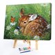 thumbnail image 1 of Cuadros Decorativos Kit de pintura por números DIY Fawn Hand Oil Art Picture Craft decoración de la pared del hogar Tmvgtek embutido en tela, 1 of 9