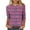 Rose Vif, variante sur ZMFXJPE Chemisiers pour Femmes en Liquidation Chemises pour Femmes Manches 3/4 Hauts, T-Shirts et Chemisiers pour Femmes Printemps Top Plus Hauts d'Automne pour Femmes, Bleu, 4TG