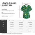 thumbnail image 4 of Fuzoiu Tennis Rackets and Balls Print Women's Classic V-Neck T-Shirt, Short Sleeve V Neck Tees for Casual Everyday Wear,Casual Fit Tee,Summer Fashion Tops-Large, 4 of 5
