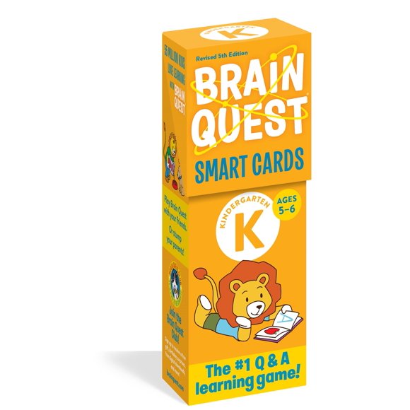 Brain Quest Kindergarten Smart Cards Revised 5th Edition (Brain Quest Smart Cards)