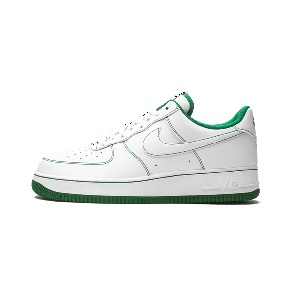 NIKE MENS Air Force 1 Low '07 "Contrast Stitch - White / Pine Green" CV1724 103 from Stadium Goods