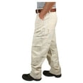 thumbnail image 3 of Rugged Blue Workwear Male Painters Pants - Relaxed Fit - Men Natural - 32x30, 3 of 4