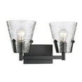 thumbnail image 4 of 1101-2V-MB-Z-Lite-Analia - 2 Light Bath Vanity In Modern Style-9.25 Inches Tall and 16.5 Inches Wide-Matte Black Finish, 4 of 7