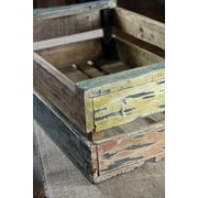 Recycled Teak Crates 14 inches x 22 inches