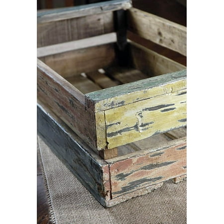 Recycled Teak Crates 14 inches x 22 inches