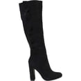 thumbnail image 2 of Women's Journee Collection Vivian Wide Calf Knee High Boot Black Microsuede 6.5 M, 2 of 6