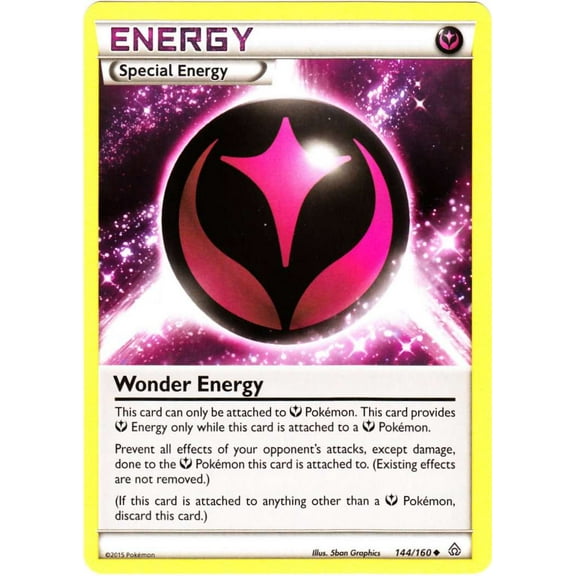 Pokemon Primal Clash Uncommon Wonder Energy #144