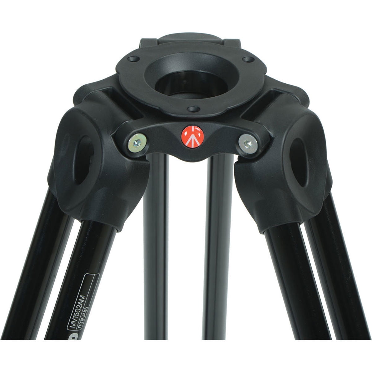Manfrotto 3-Section Aluminum Telescopic Twin Leg Video Tripod with Mid-Level Spreader