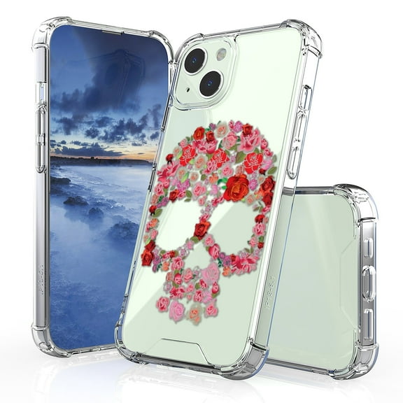 AquaFlex Hybrid Slim Designed For Apple iPhone 13 6.1"Case Transparent Clear