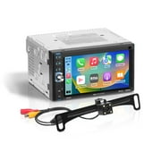 BOSS Audio Systems BCP62-RC Double DIN Car Stereo Apple Carplay, 6.2 Touchscreen Bluetooth Radio
