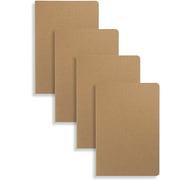 Miliko A5 Kraft Paper Series A5 Softcover Notebooks/Journals/Diary Set-4 Items Per Pack(Dot)