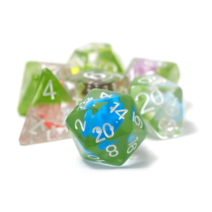 Sirius Dice: 7-Piece Polyhedral Dice Set - Mushroom Village