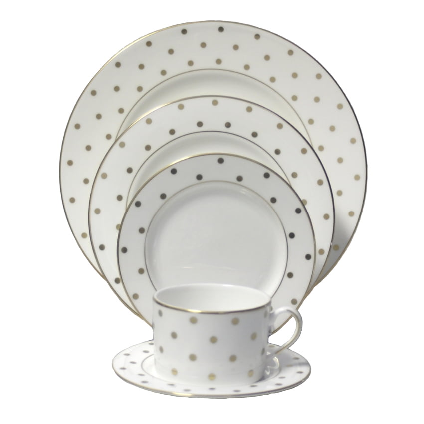 kate spade new york Larabee Road Gold 5 Piece Place Setting 