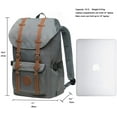 thumbnail image 4 of KAUKKO Laptop Outdoor Backpack, Traveling Rucksack Fits 15.6 Inch Laptop(5-11-GREY2PC), 4 of 5