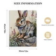 thumbnail image 2 of Acheng Canvas Wall Art Little Baby Rabbit Modern Animal Art Aesthetic Cute Poster Abstract Art Paintings for Living Room Bedroom Office Decor Without Frame picture 2, 2 of 5