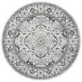 thumbnail image 2 of SAFAVIEH Isabella Tamzen Floral Bordered Area Rug, Light Grey/Cream, 4' x 6', 2 of 8