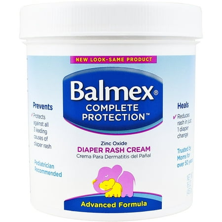Balmex Diaper Rash Cream With Zinc Oxide 16  oz