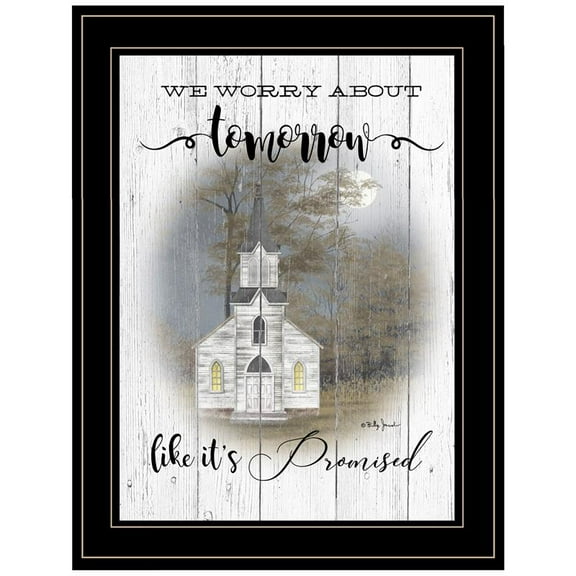 Tomorrow By Billy Jacobs Printed Framed Wall Art Wood Multi-Color