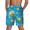 thumbnail image 3 of Xecao Cute Car Cartoon for Men's Swimming Trunks Swim Trunks Quick Dry Swim Shorts with Mesh Lining Funny Swimwear Bathing Suits, 3 of 9