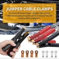 thumbnail image 2 of 1000A Battery Jumper Cable Clamps, Heavy Duty Car Battery Clamps Pure Copper, Battery Alligator Clamps for Jump Starter Cables 4PCS, 2 of 5