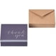 American Greetings Cartes de Remerciement Bleu Marine avec des Enveloppes de Style Kraft Brun (50-Temps) – image 2 sur 5