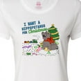 thumbnail image 4 of Inktastic I Want a Hippopotamus for Christmas Women's T-Shirt, 4 of 5