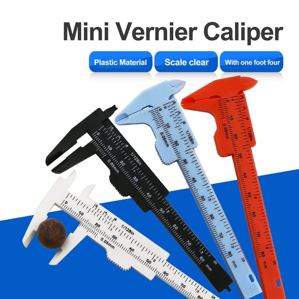 80mm Vernier Caliper Plastic Caliper Vernier Micrometer Electronic Ruler  Gauge 