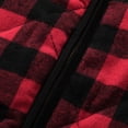 thumbnail image 6 of Younger Tree Kid Little Girls Puffer Lightweight Plaid Quilted Vest Cute Winter Outwear Padded Outfit for 7-8T, 6 of 7