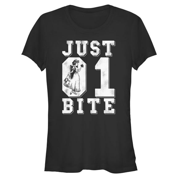 Juniors Snow White and the Seven Dwarfs Just 01 Bite T Shirt