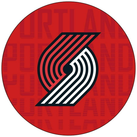 Portland Trail Blazers NBA City Chrome Neon Clock - Red, Black, White, Gray